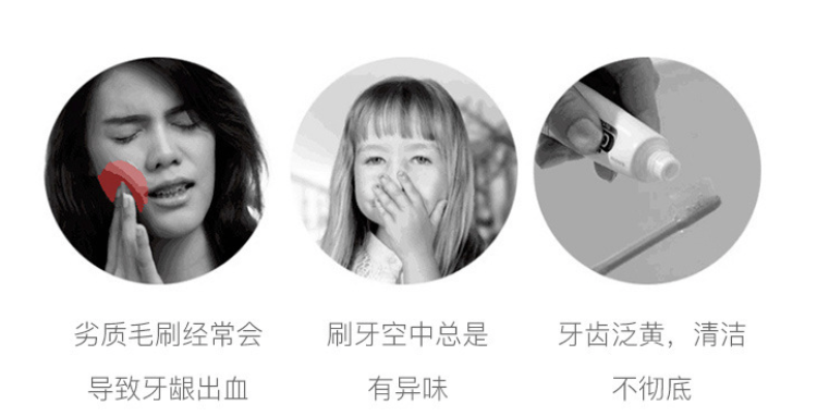 讓口腔清爽、牙齒潔白的利器！最新鬼才設(shè)計(jì)——火爆全球的牙刷！0.18超細(xì)尖毛，25度天鵝頸，牙縫殘?jiān)?、污垢一掃而光? src=